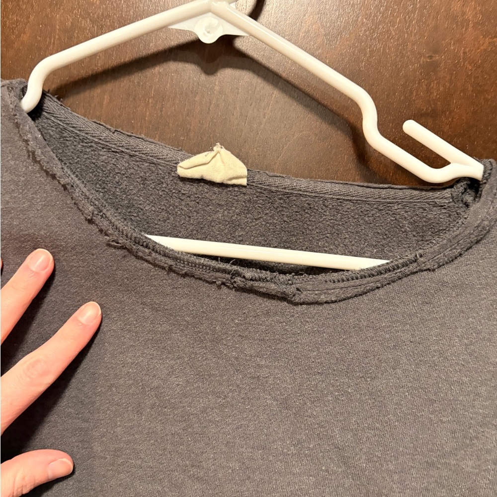 Pact Charcoal Crewneck Top - Picture 2 of 5